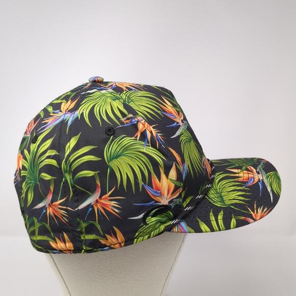 Palm Tree Snapback Trucker Hat Multi One Size Adjustable Tropical Print Pukka - Picture 5 of 10